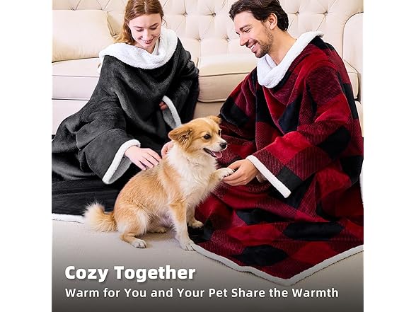IFNOW Sherpa Wearable Blanket