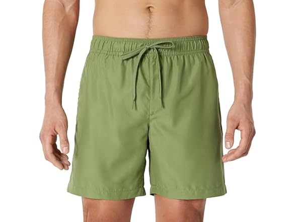 AE Mens 7in QuickDry Swim Trunk