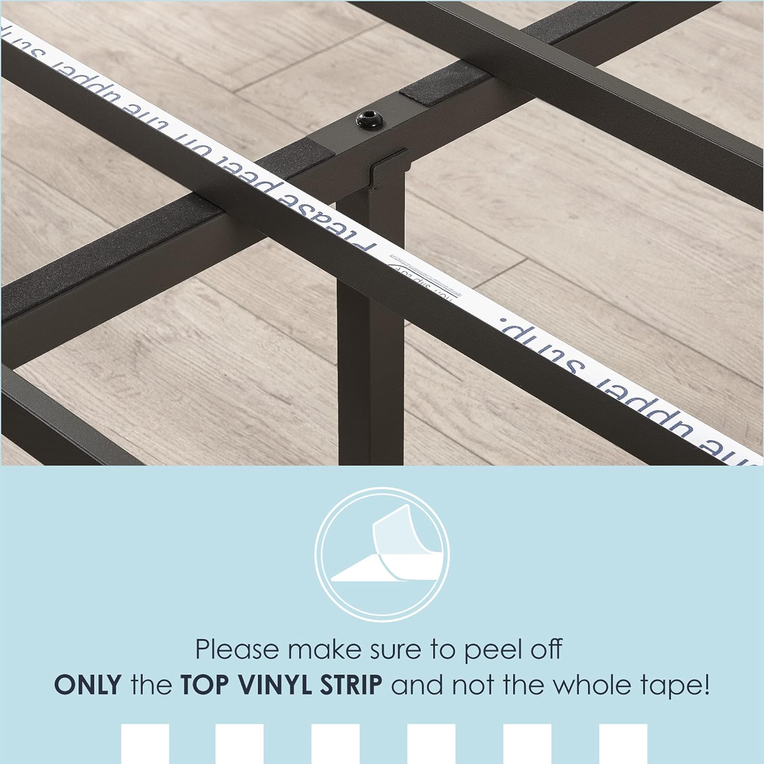 Mellow 12" Metal Platform Bed Frame, King - Gallery 15