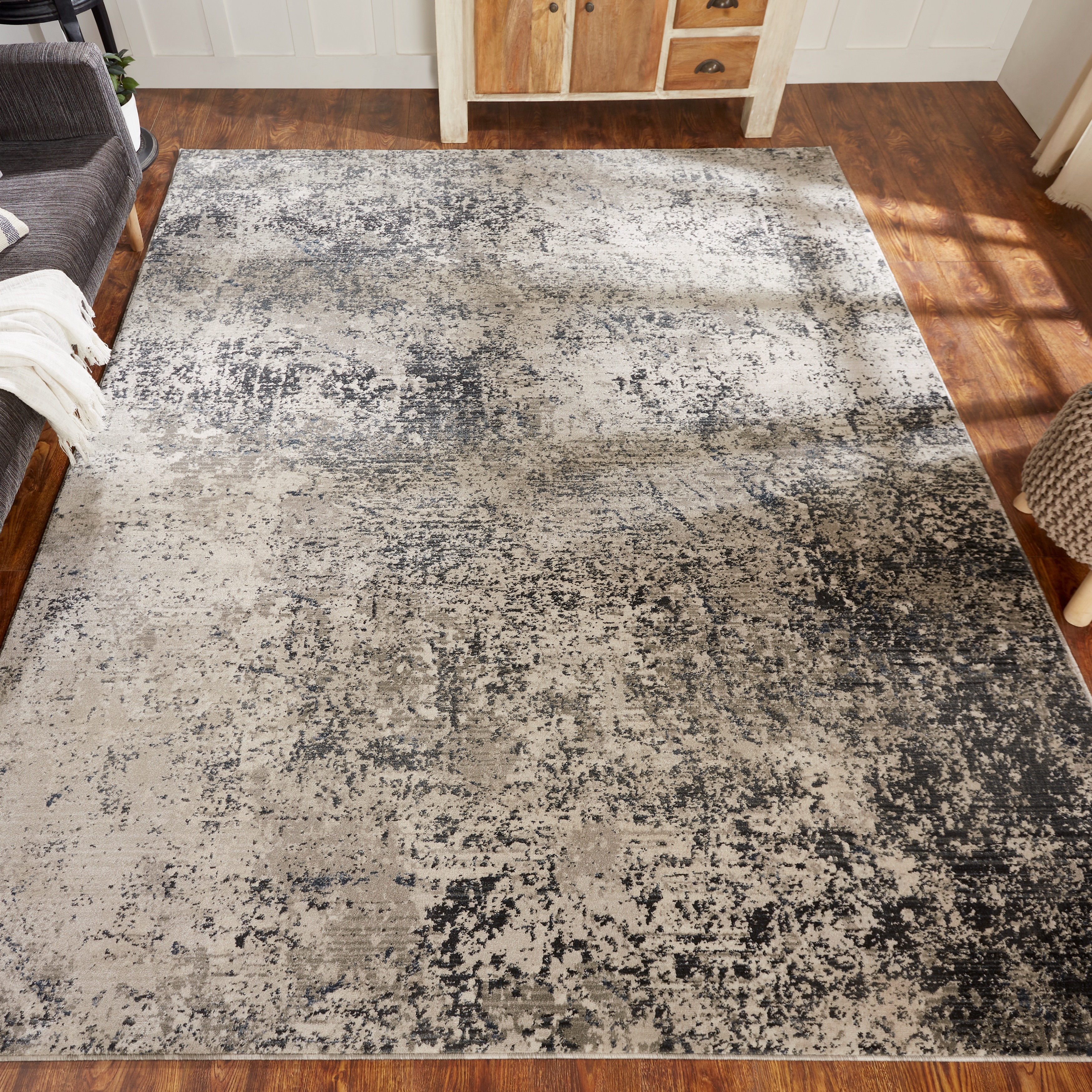 Theory Abstract Area Rug - Gallery 43