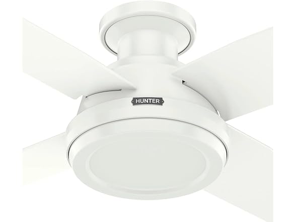 Hunter Fan 44" Fresh White w/ Remote