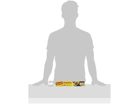Glad Cling N Seal Wrap 200sqft 12pk