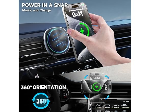 Likzest MagSafe Car Mount Charger - Gallery 7