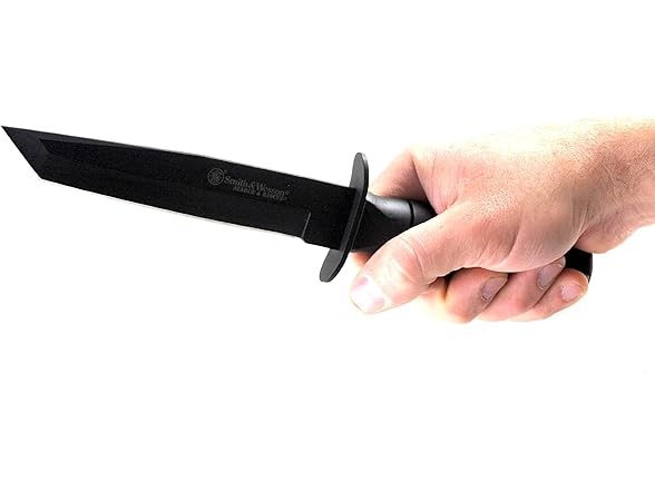 10.5" Fixed Blade Knife Tanto 6"