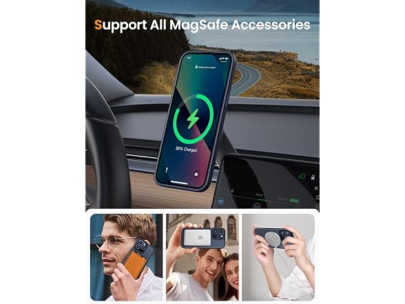 Mgnaooi Magnetic Case for iPhone 14 Pro Max Case