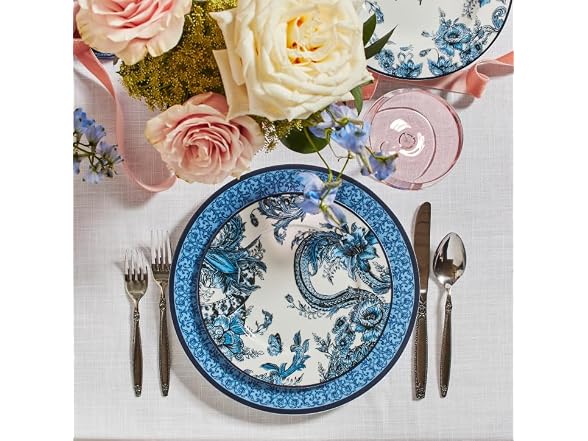 Marchesa Monarcha 4-Piece Salad Plate  Blue