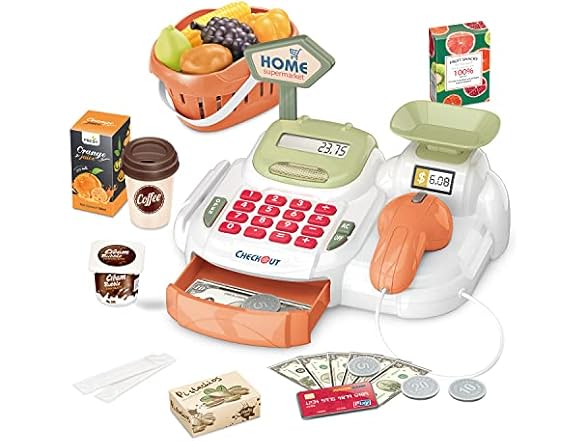 Pretend Play Calculator Cash Register Toy