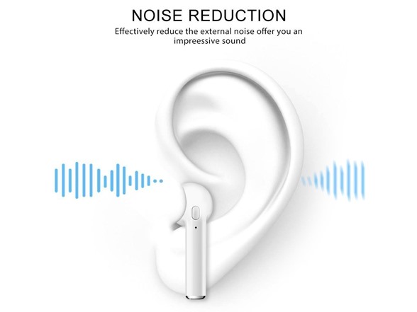 Wireless Bluetooth Earbuds w/Charging Case