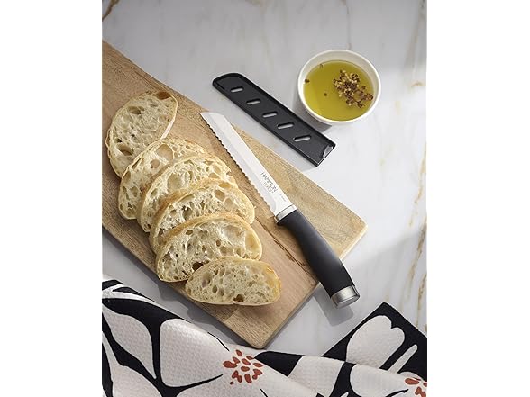 Hampton Forge Silverware Set, Epicure Bread Knives 2 Piece