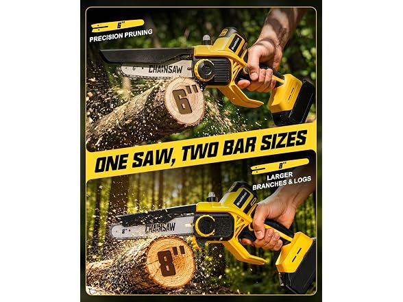 Yaxtron Electric Mini Chainsaw