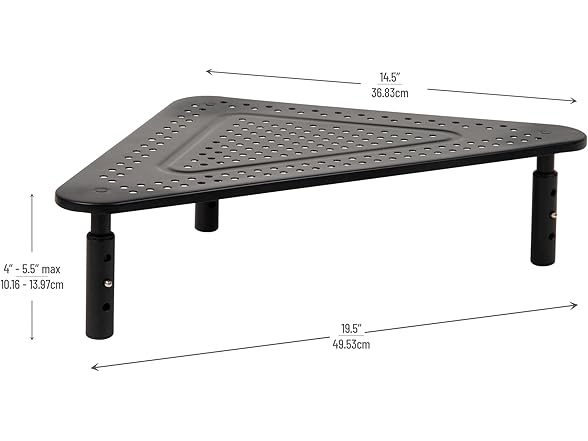 Mind Reader Monitor Stand Black