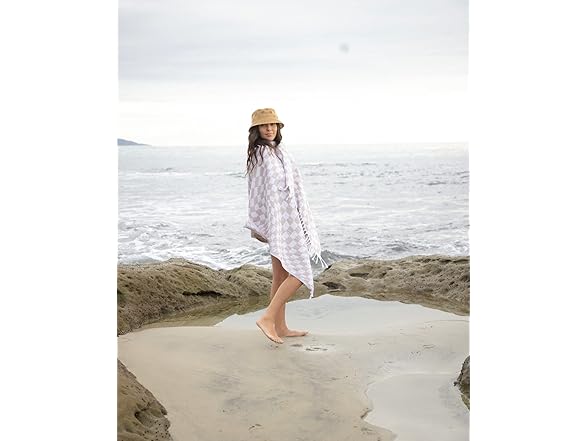 Teema Large Turkish Beach Towel- Tan
