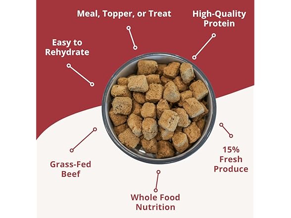 Steve's Real Food Freeze-Dried Raw Nuggets, Dog Food