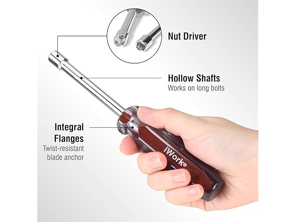 Olympia Tools SAE Nut Driver Set