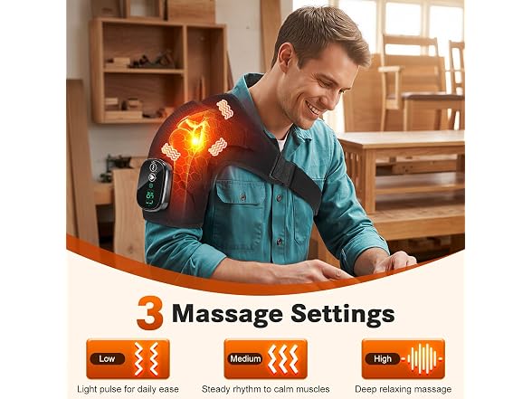 WoloyHeatie Cordless Shoulder Heat Wrap