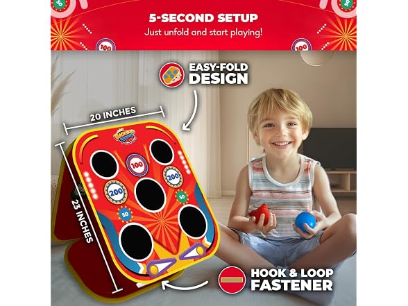 Swooc Games® - Backyard Arcade™ | 2-in-1 Bean Bag Toss Game