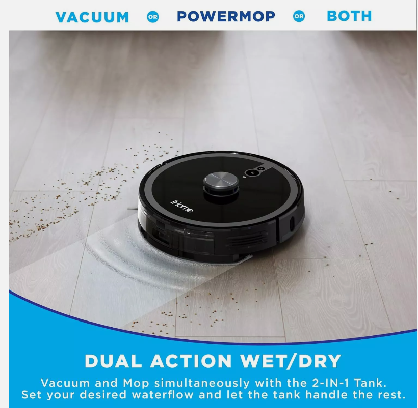 (NEW) iHome iHRVS1PRO-3BLK-RA AutoVac Nova S1 Pro - Gallery 12