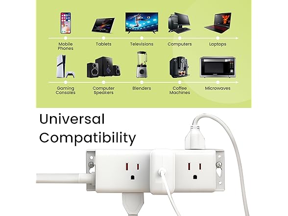 Go Green Power Inc. 9-Outlet Power Strip