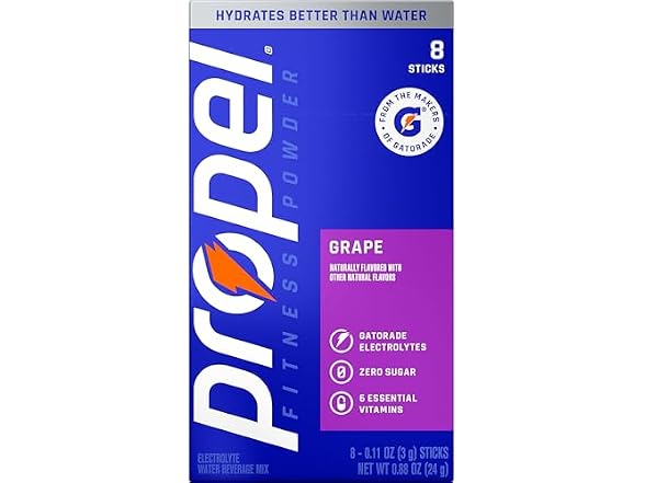 Propel Drink Mix Packets Grape