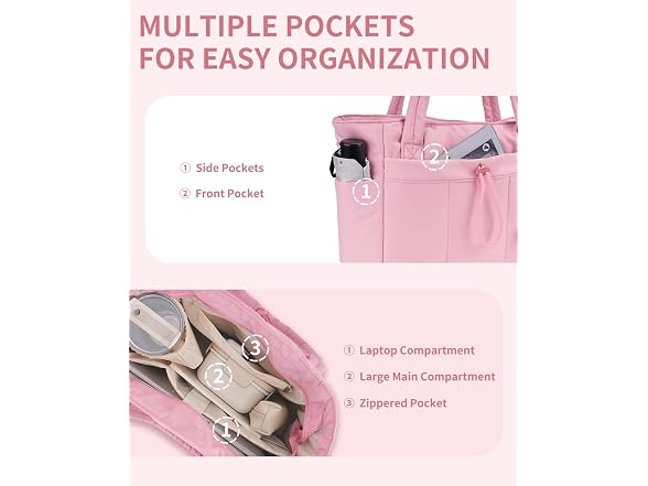 Puffy Tote Bag for Women