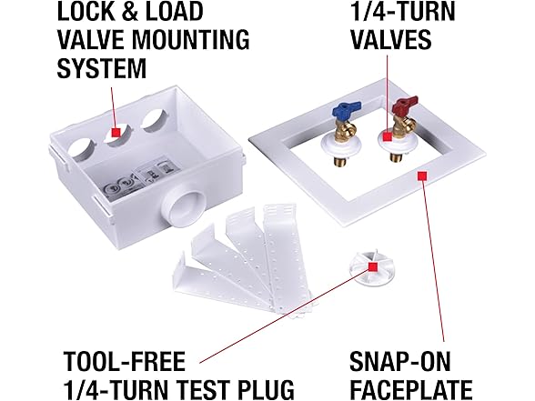 Oatey 38540 Quadtro Washing Machine Outlet