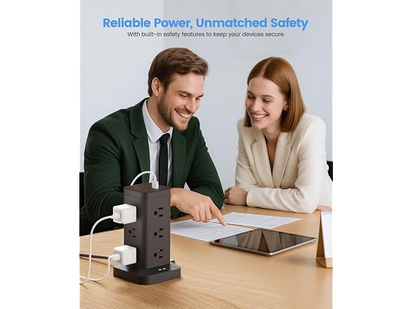 TAGZILO Power Strip Tower 1800J