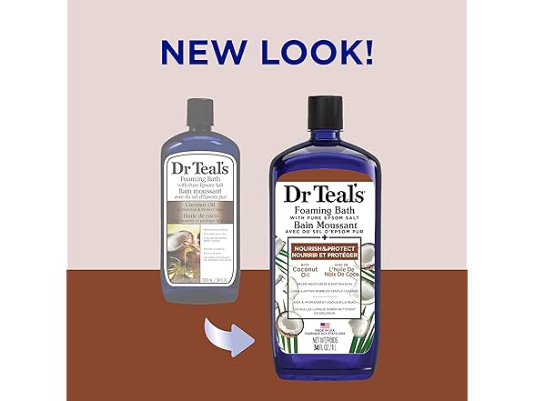 Dr Teal's Coconut Foaming Bath 34oz