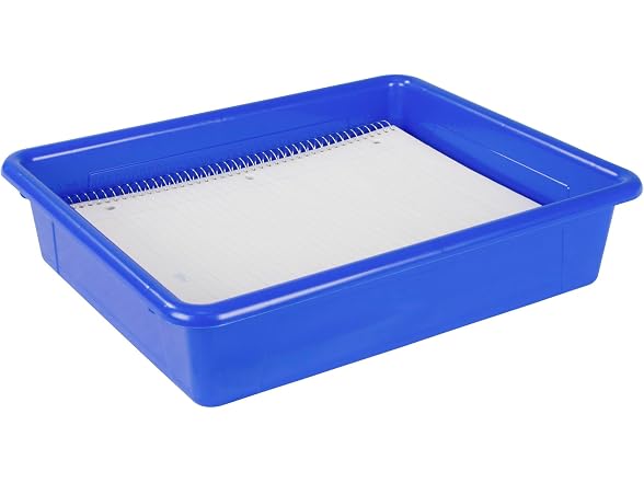 School Smart Sturdy Plastic Storage Tray