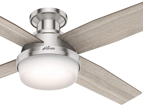 Hunter Fan 52 inch Indoor Ceiling Fan with LED Light