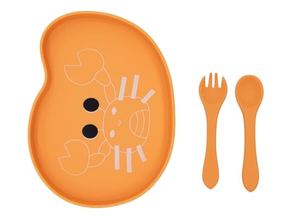 BabyX Baby Silicone Feeder Set, 3-pcs