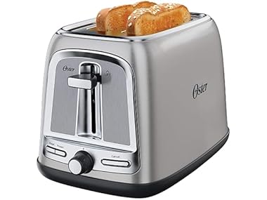 $17.99 Oster Advanced Toast Technology 2-Slice Toaster dealfomo