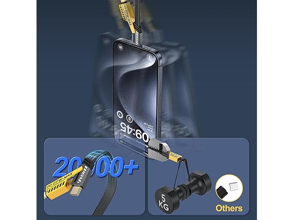 NOHON 4-in-1 Charging Cable 4ft