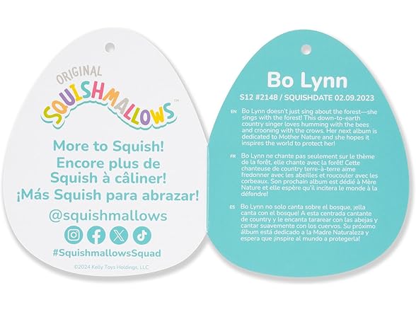 Squishmallows Original 12" Bo Lynn Teal