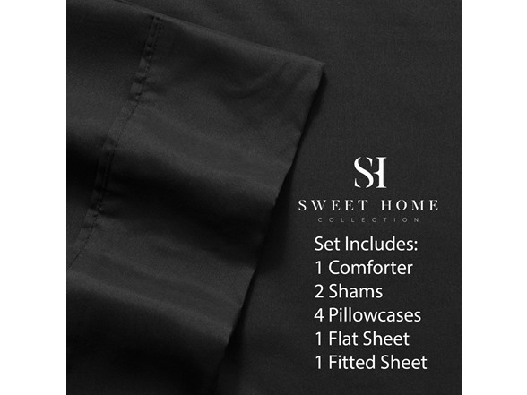9-Piece Pinch Pleated Down Bedding Set
