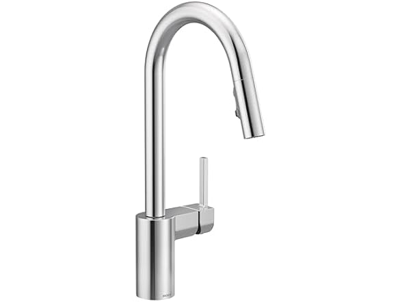 Moen Align Chrome One-Handle Modern Kitchen Pulldown Faucet