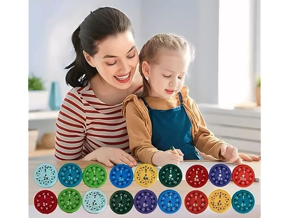 Generic Math Fact Fidget Spinner Set 18
