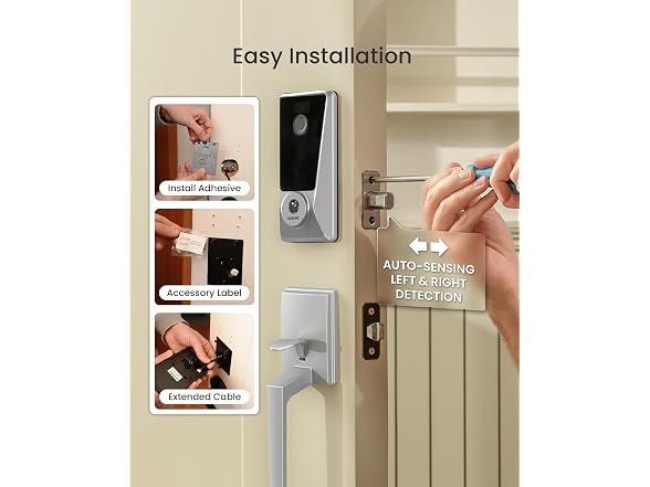 DESLOC D110 Plus Smart Lock w/Handle Set