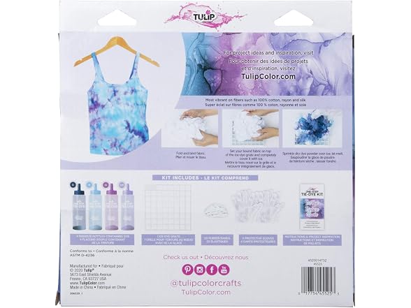 Tulip One-Step Tie-Dye Kit Ice Dye Technique for Beginners
