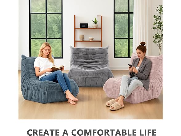 Giant Bean Bag Sofa, Oversized