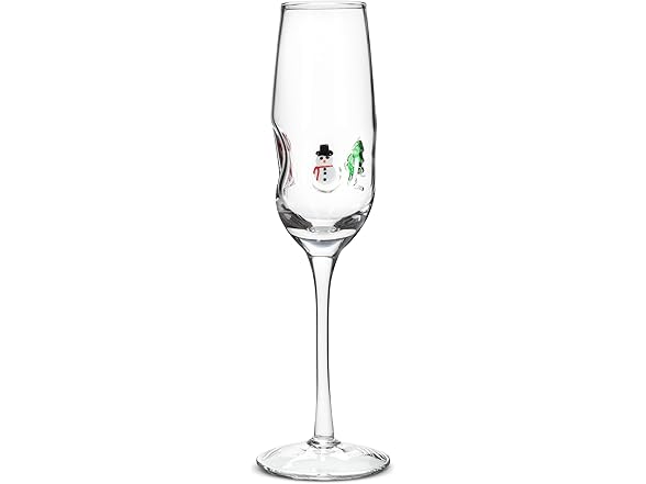 Abbott Collection Holiday Icon Champagne Flute