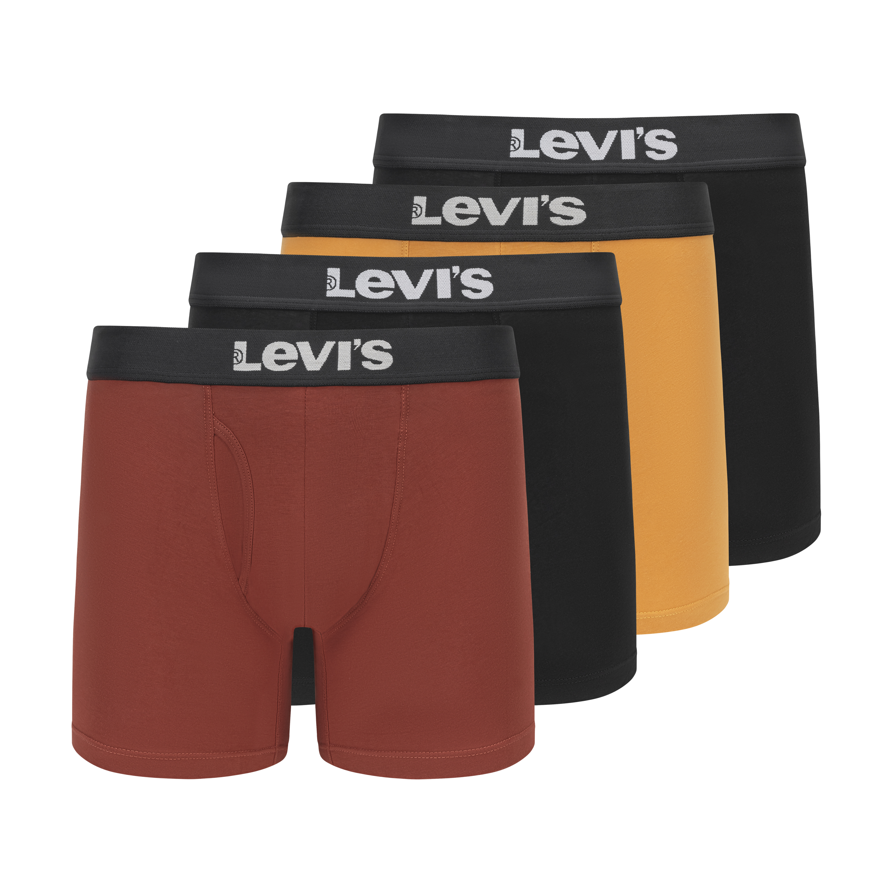 Levi's Men's 4-Pack Cotton Boxer Brief - Gallery 13