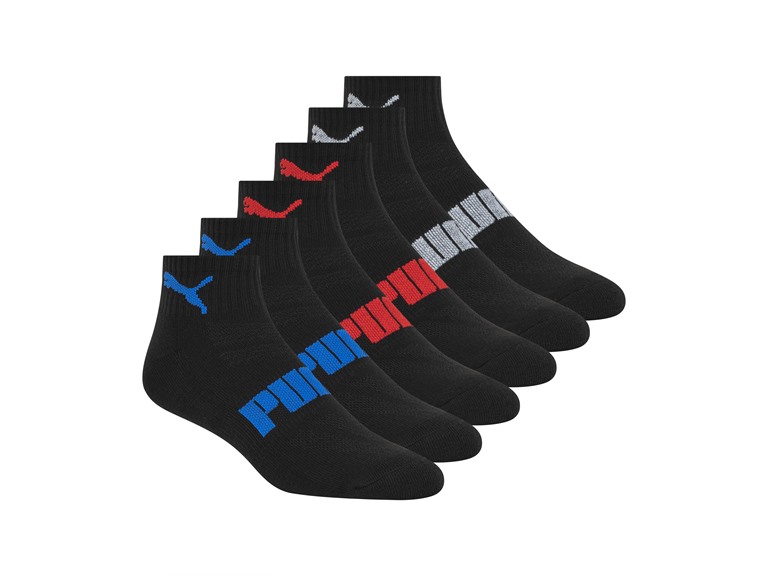 PUMA P601282 10-13 PUMA Men's 12-Pairs Quarter Crew Socks -