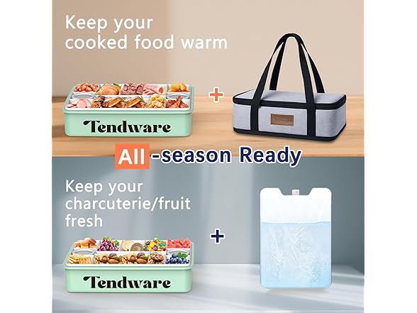 Tendware Portable Snackle Box Container
