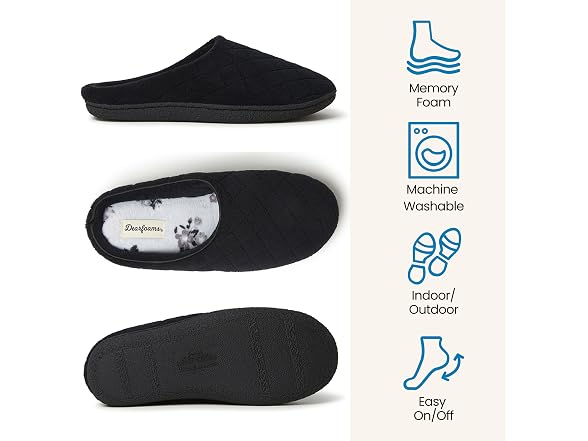 Dearfoams Women's Leslie Clog