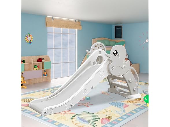 Tzou Toddler Slide Duck Foldable Slide