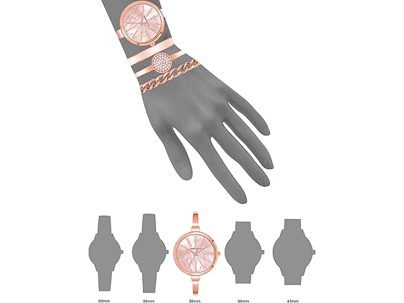 Anne Klein Womens Bangle Watch Set