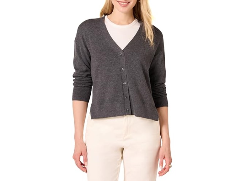 Amazon Essentials Womens V Neck Lightweight - Gallery 7