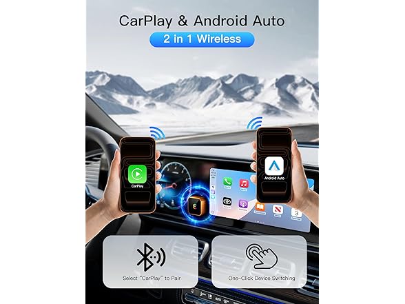 2-in-1 Wireless CarPlay Adapter