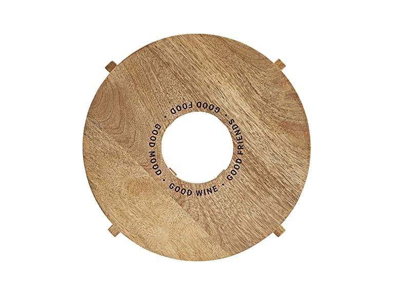 Mango Wood Wine Holder and Cheese Board