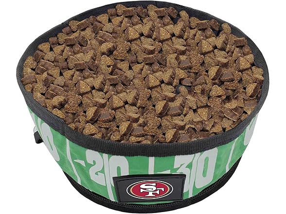 Pets First NFL Collapsible Pet Bowl